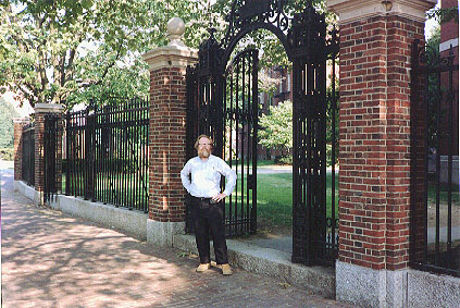 [Bill and Harvard gate 2]